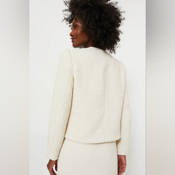 Tuckernuck Cream Tweed Marilyn Jacket Boucle Xl - Picture 4 of 10